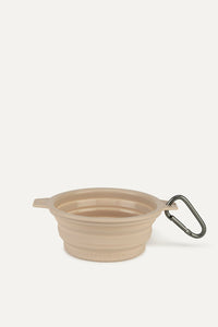 Maxbone Rubber Travel Bowl in Sand