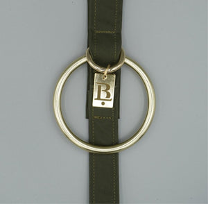 City Lead in Moss Green, Gold Hardware