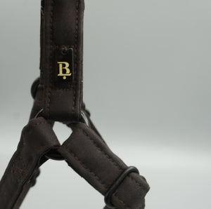 Harness in Chestnut Brown, Black hardware