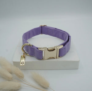 Collar in Lavender Purple, Gold hardware