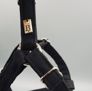 Harness in Sable Black, Gold hardware