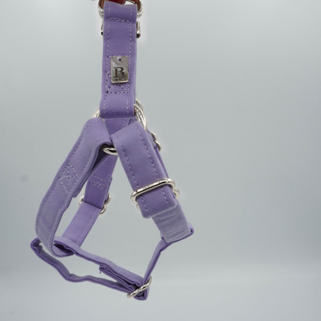 Harness in Lavender Purple, Silver hardware