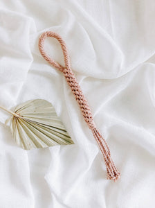 Ember & Ivory Blush Macrame Rope Toy