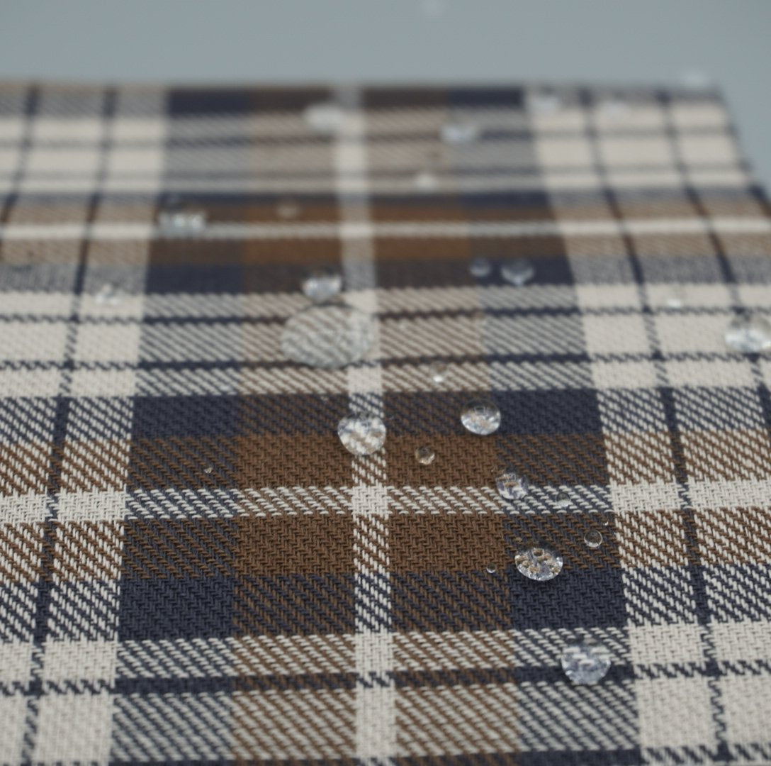 Harness in Ginger Plaid, Gold hardware