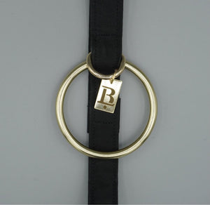 City Lead in Sable Black, Gold Hardware