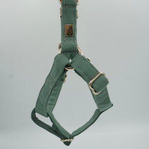 Harness in River Green, Gold hardware