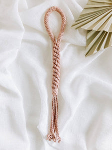 Ember & Ivory Blush Macrame Rope Toy