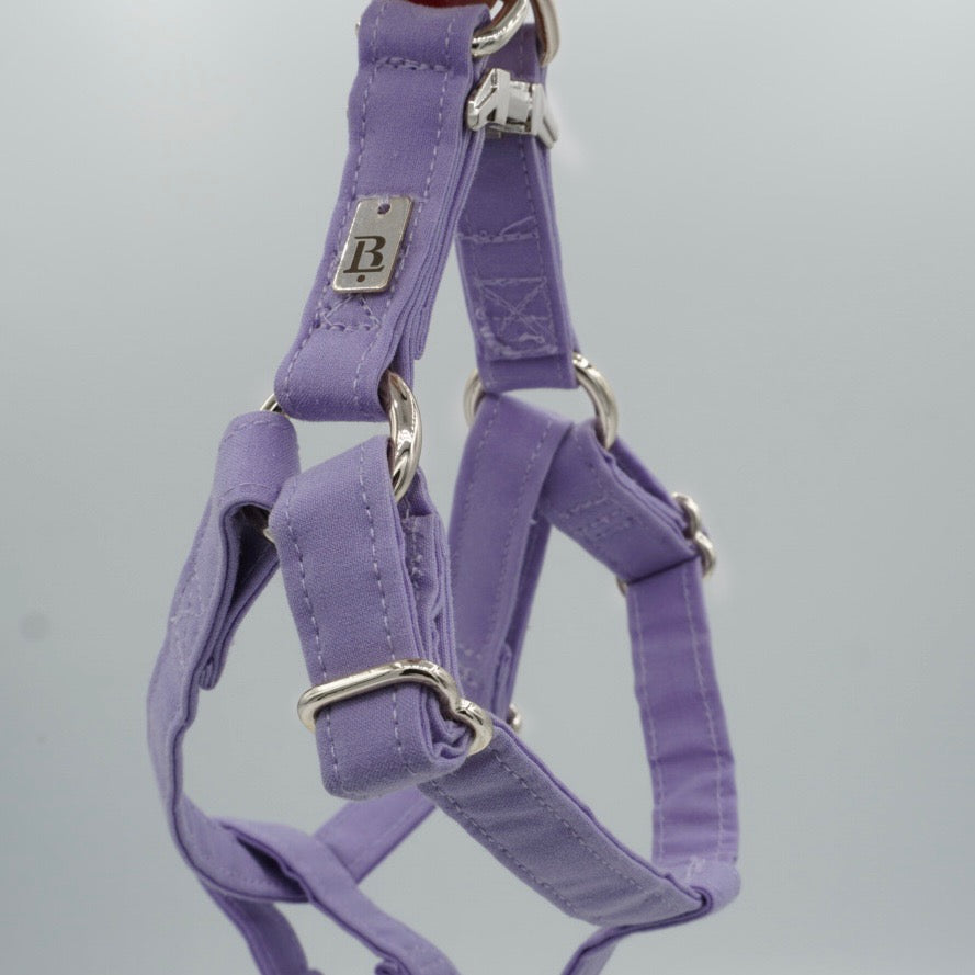 Harness in Lavender Purple, Silver hardware