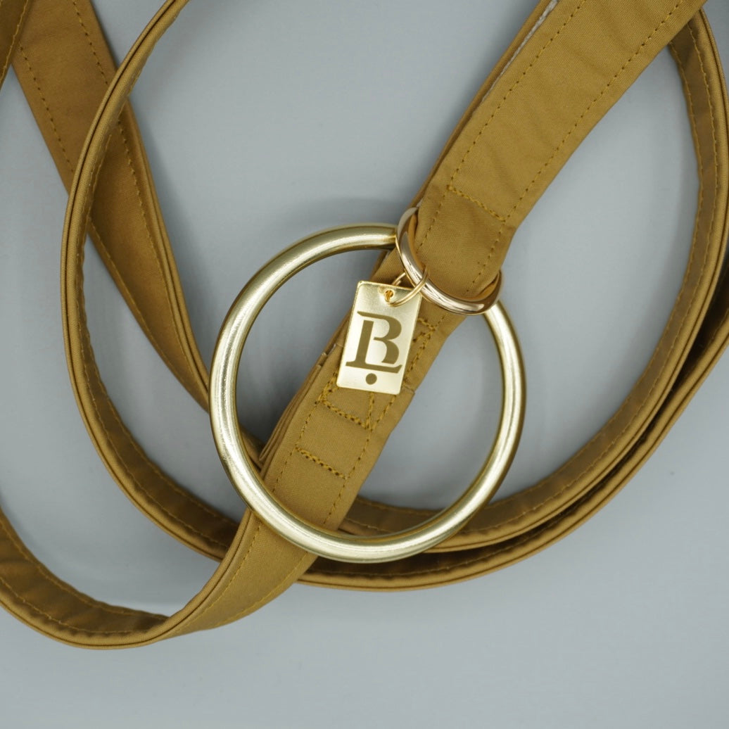 City Lead in Hazel Tan, Gold Hardware