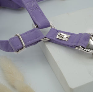 Harness in Lavender Purple, Silver hardware