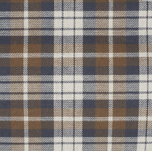 City Lead in Ginger Plaid, Silver Hardware