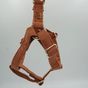Harness in Terracotta Orange, Gold hardware