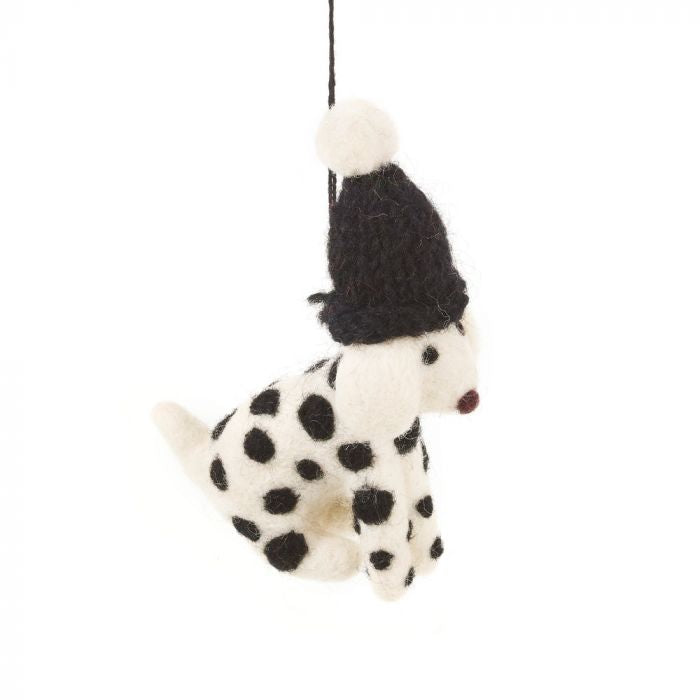 Handmade Needle Felt Biodegradable Dotty the Dog by Felt So Good