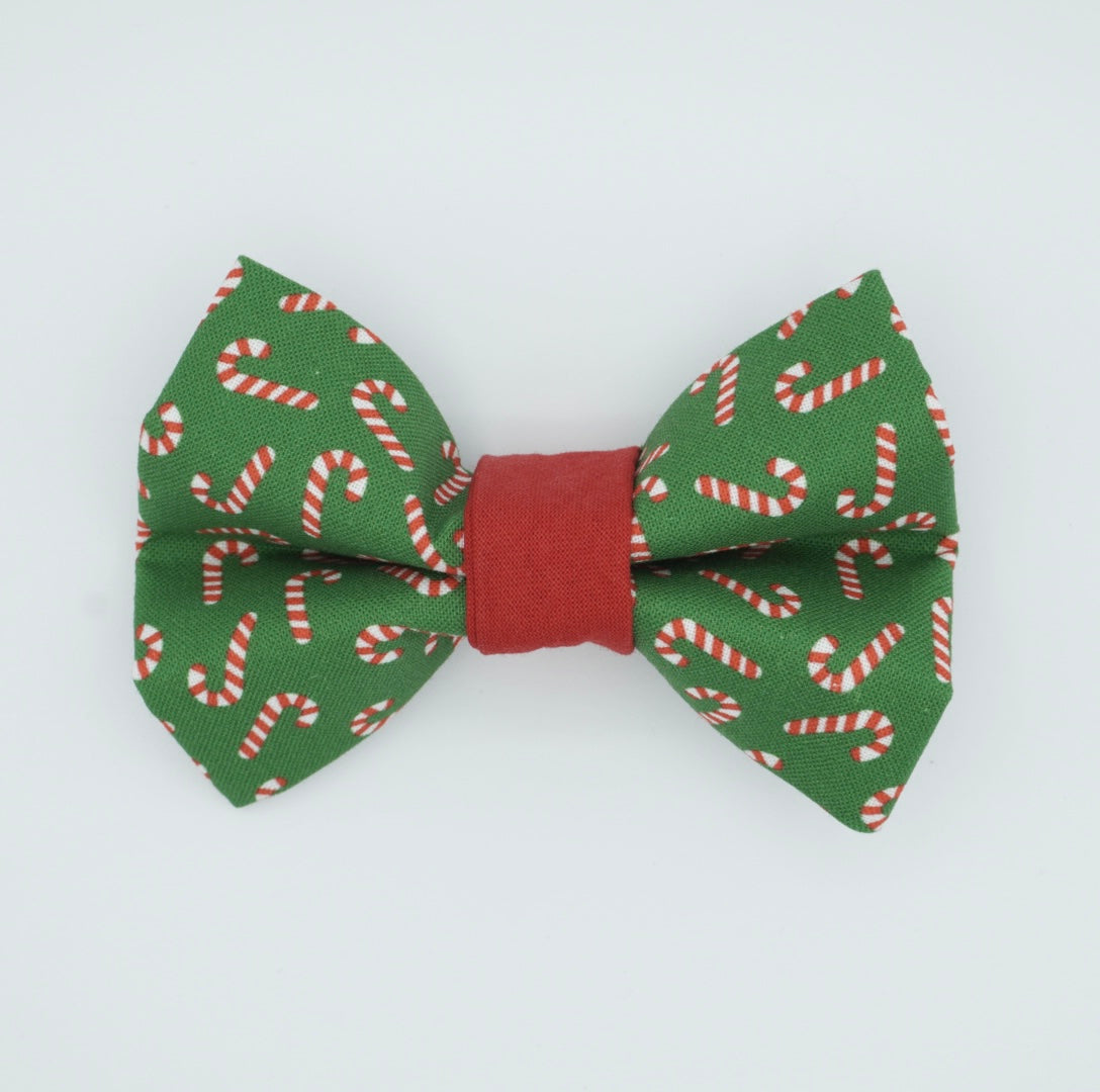 Candy Cane Bow Tie by Baxter's Boutique