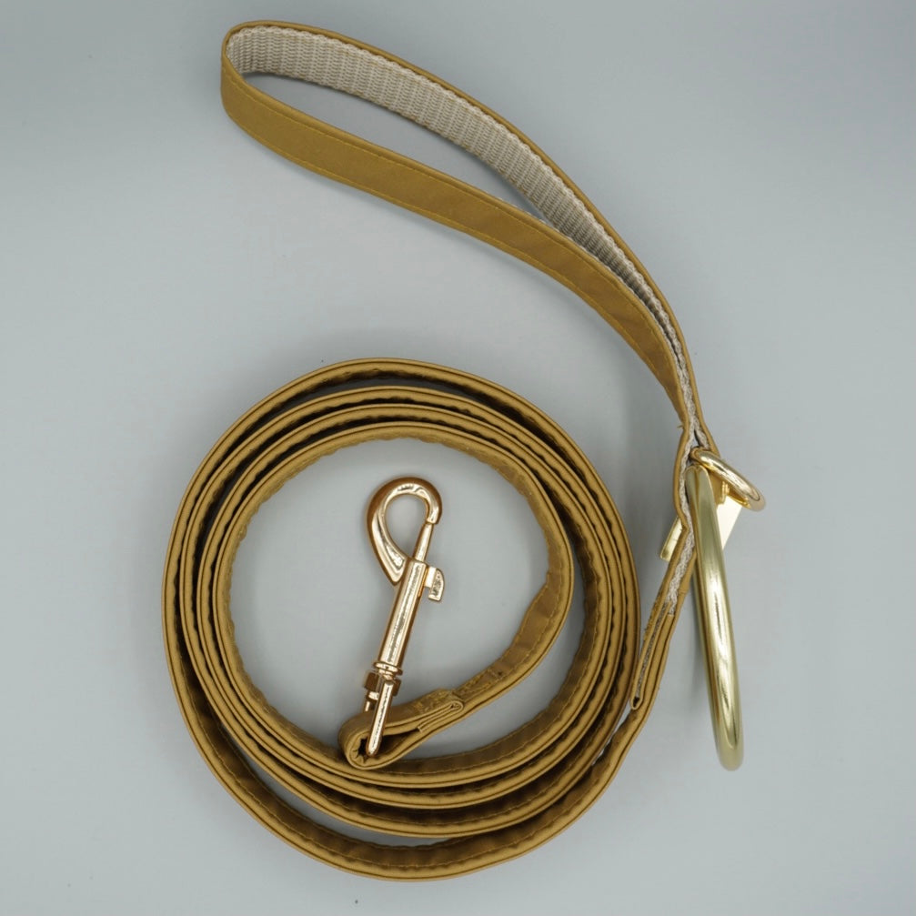 City Lead in Hazel Tan, Gold Hardware