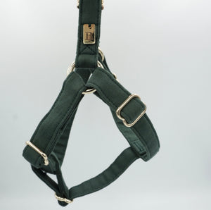 Harness in Holly Green, Gold hardware