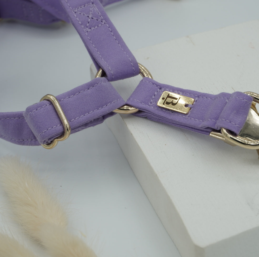 Harness in Lavender Purple, Gold hardware