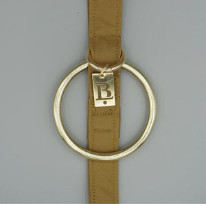 City Lead in Hazel Tan, Gold Hardware