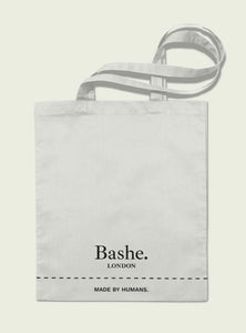 Bashe London Organic Canvas Tote Bag in Natural