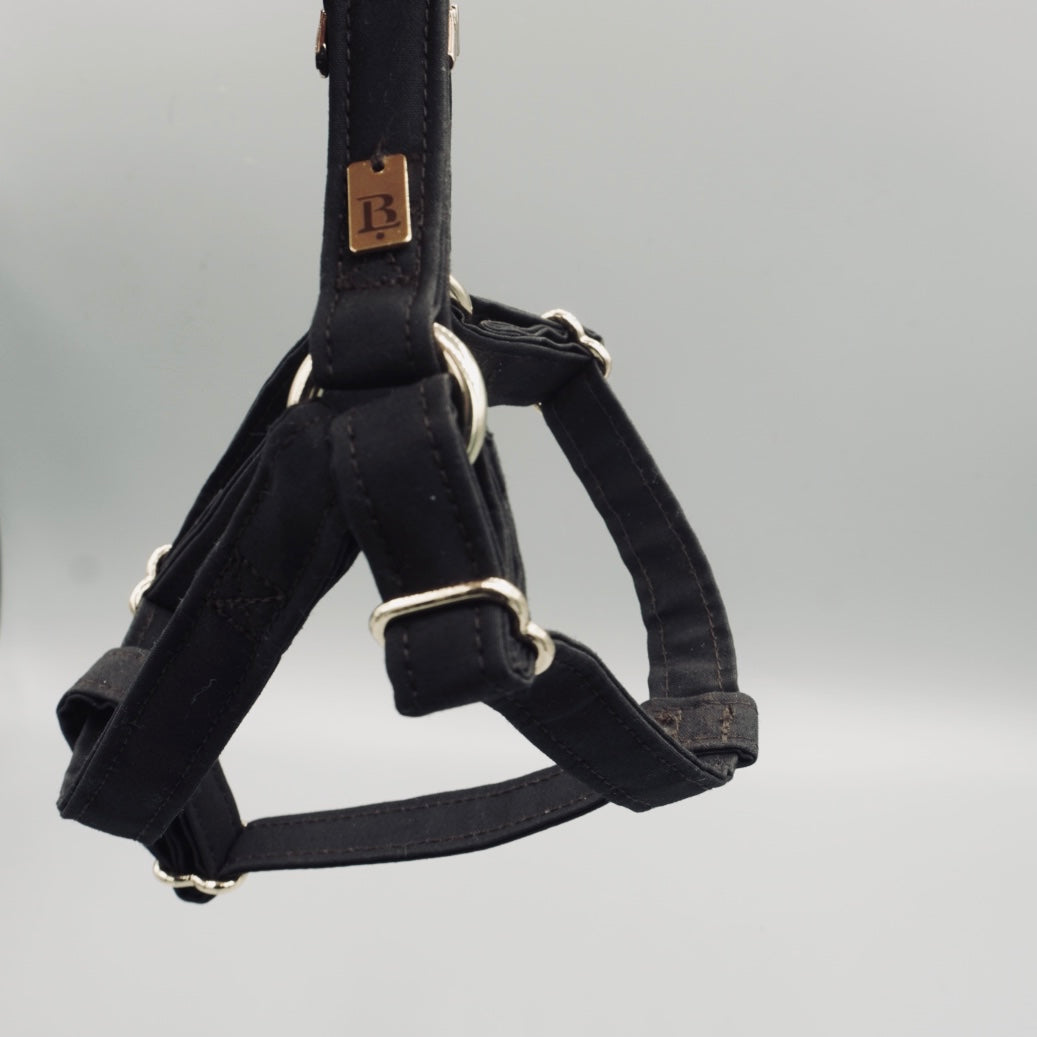 Harness in Sable Black, Gold hardware