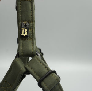 Harness in Moss Green, Black hardware