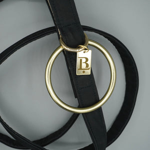 City Lead in Sable Black, Gold Hardware