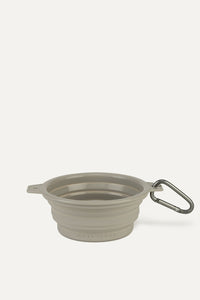 Maxbone Rubber Travel Bowl in Light Grey