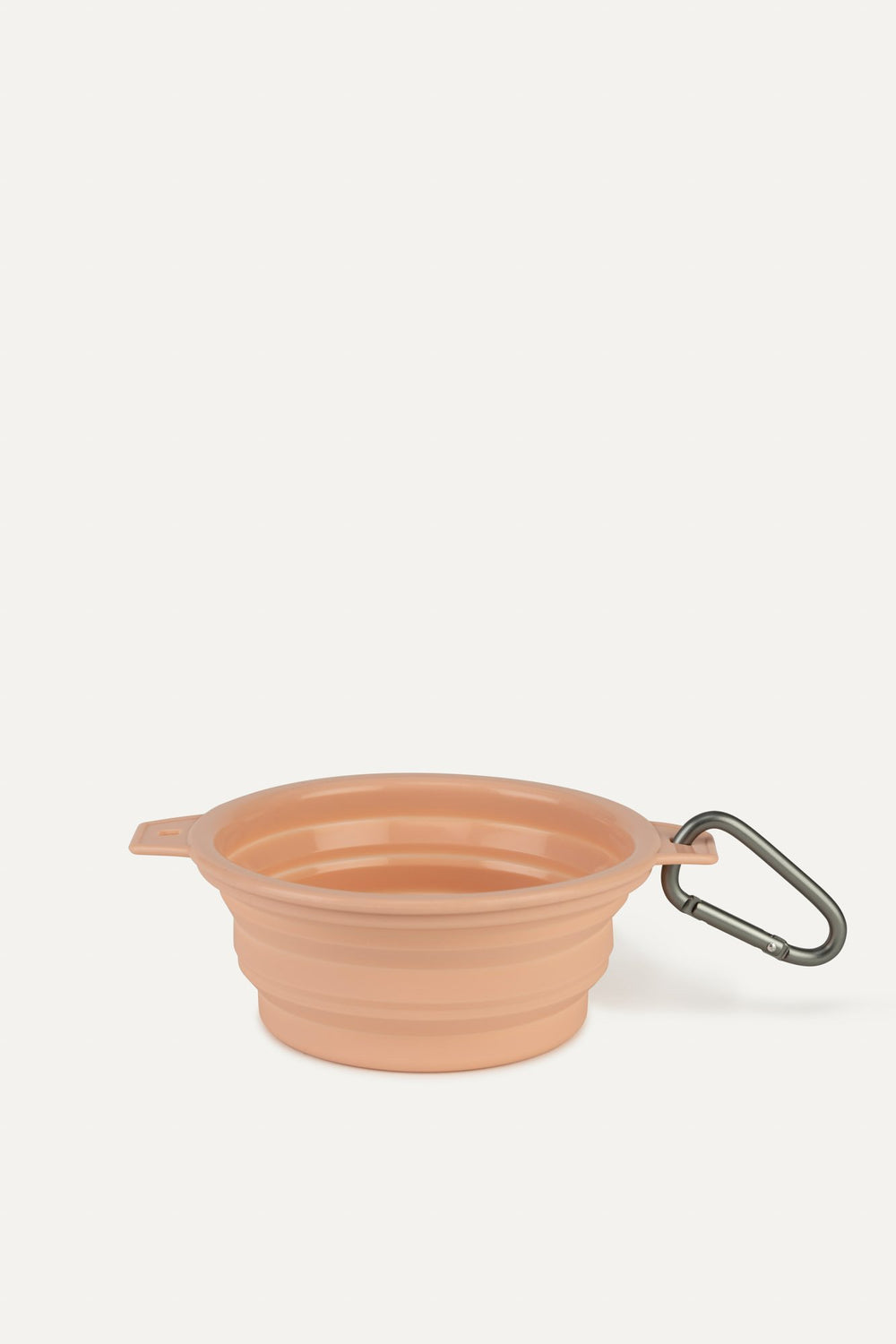 Maxbone Rubber Travel Bowl in Peach